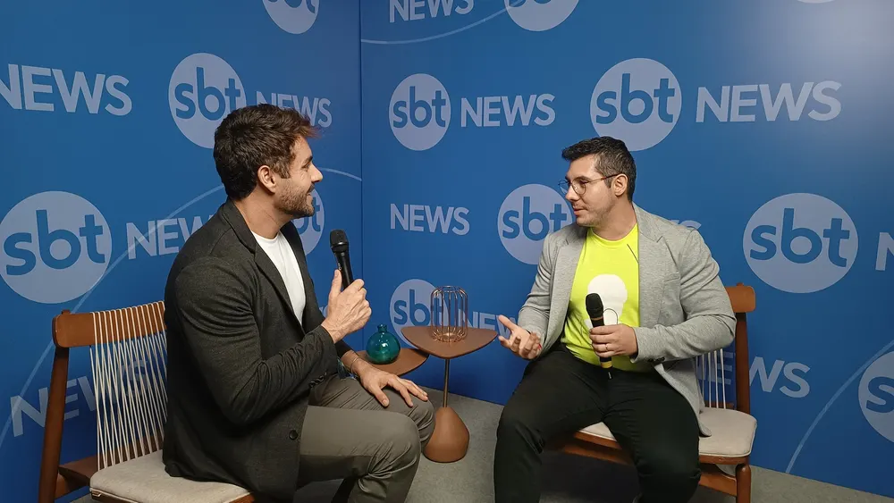 Thiago Bastos, fundador da Sellit, em entrevista ao SBT News