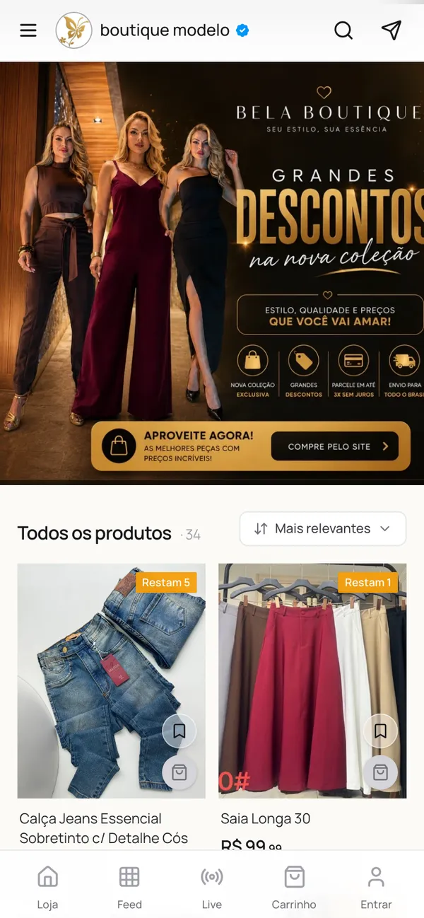 O tema Minimalista no celular